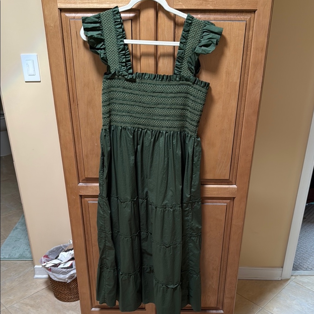 Hill House Green Midi Dress